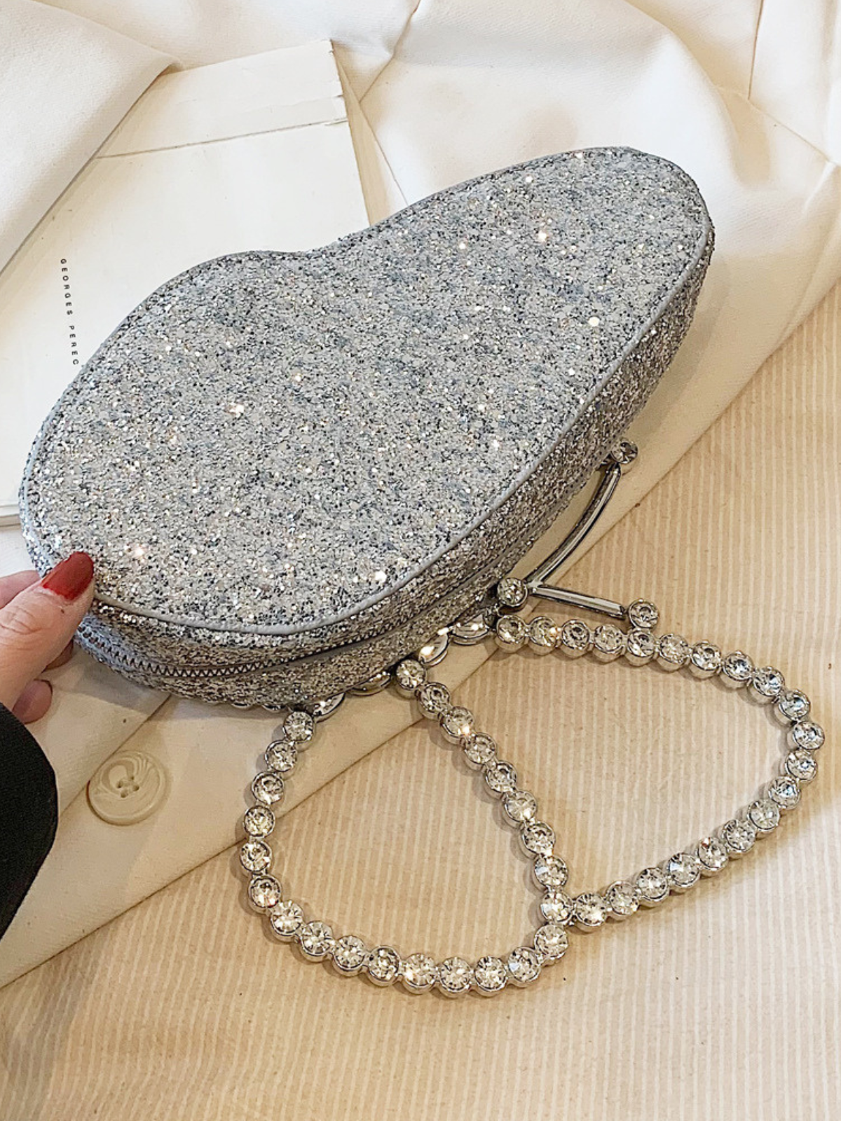 Mia Belle Girls Crystal Butterfly Clutch Bag | Girls Accessories