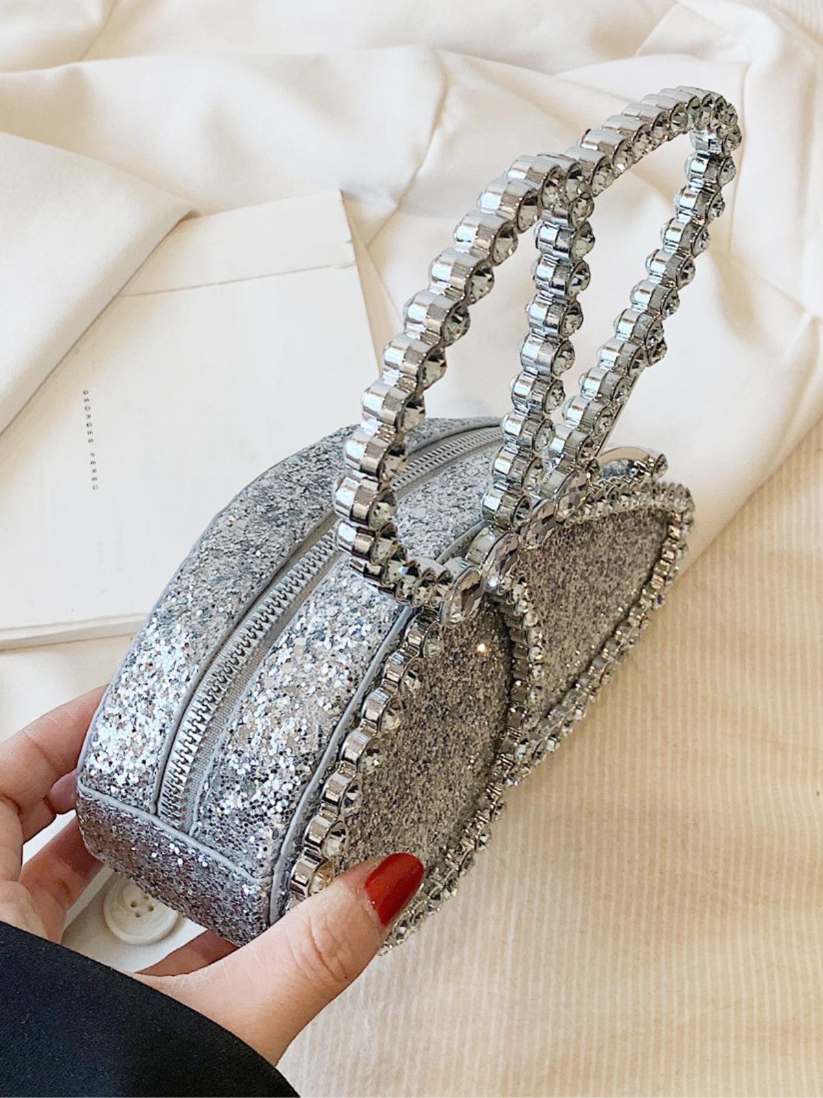 Mia Belle Girls Crystal Butterfly Clutch Bag | Girls Accessories
