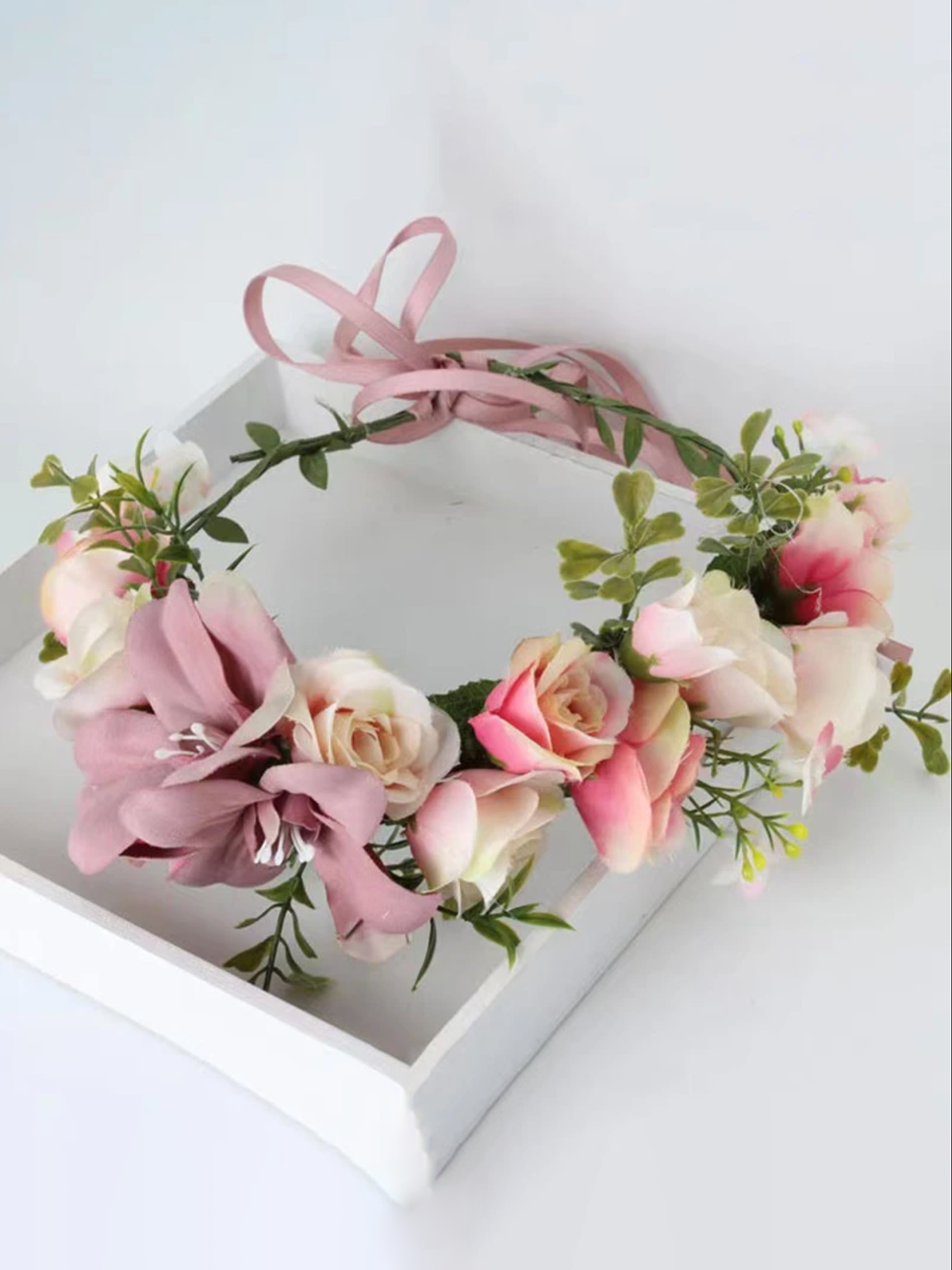 Girls Midsummer Nights Flower Halo