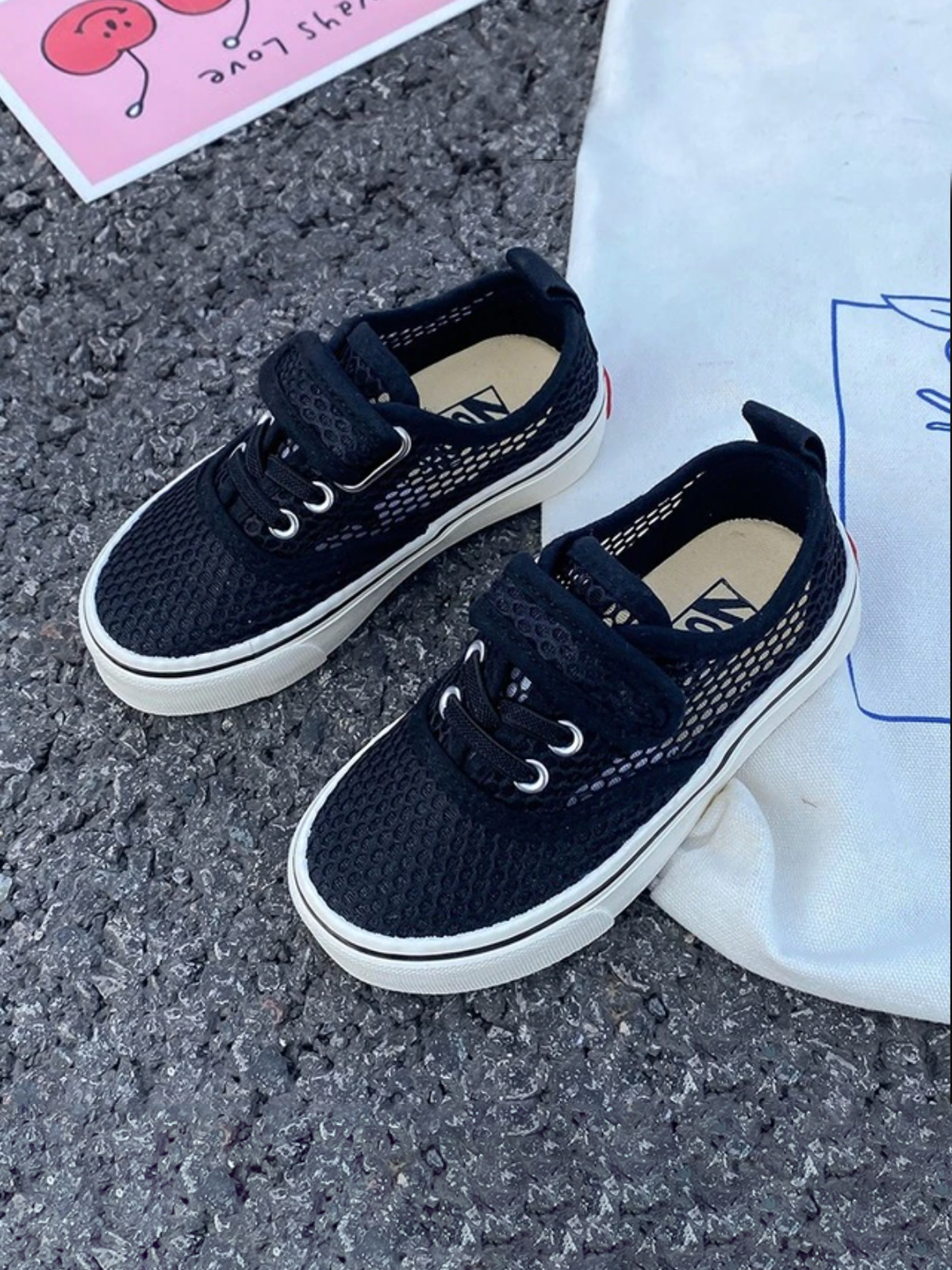 Mesh Low Top Sneakers