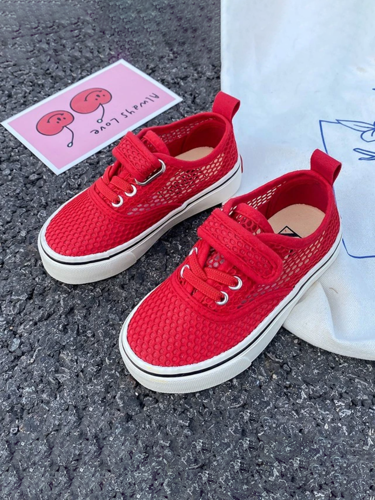 Mesh Low Top Sneakers