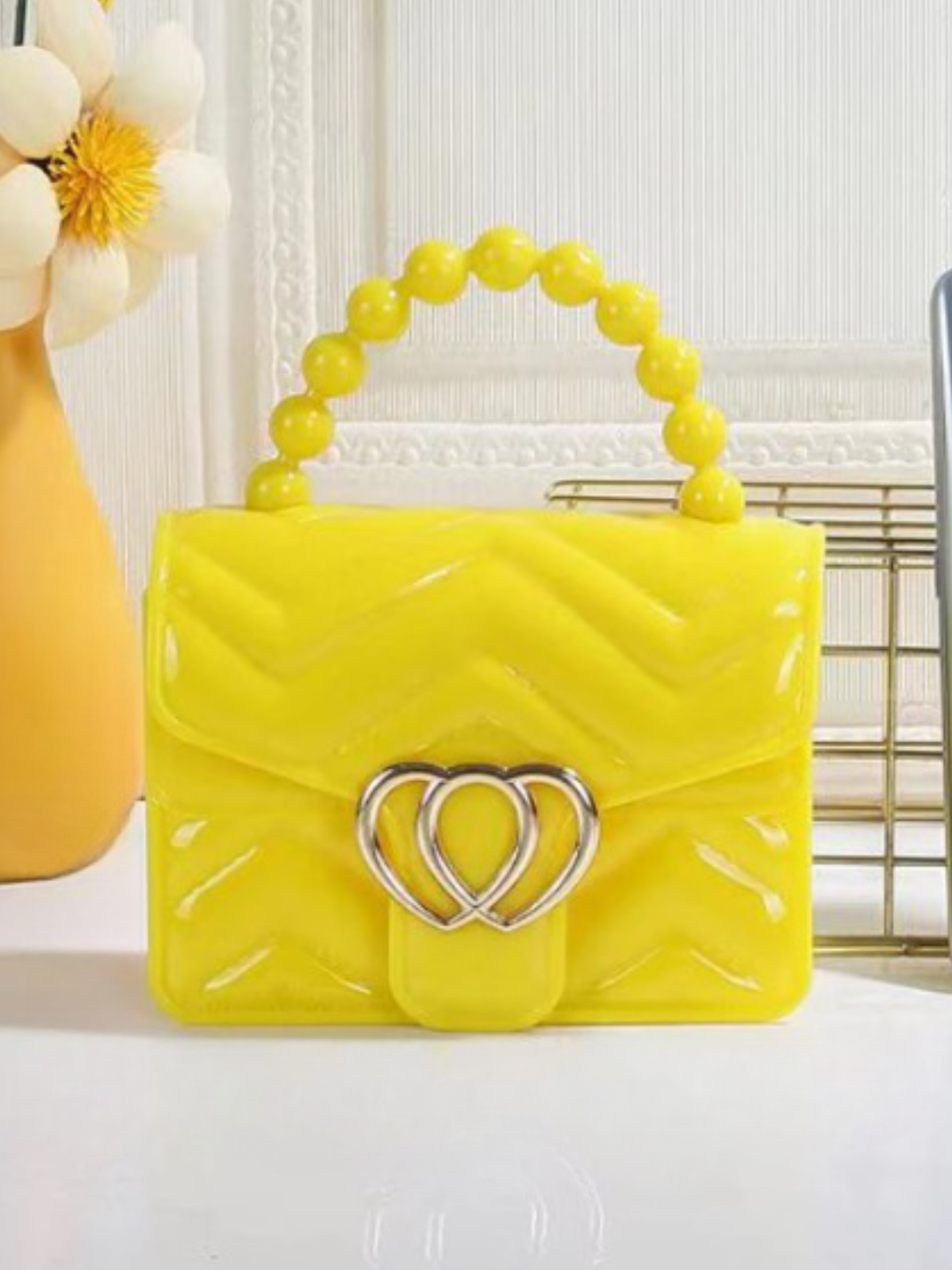 Mia Belle Girls Heart Flap Mini Handbag | Girls Accessories