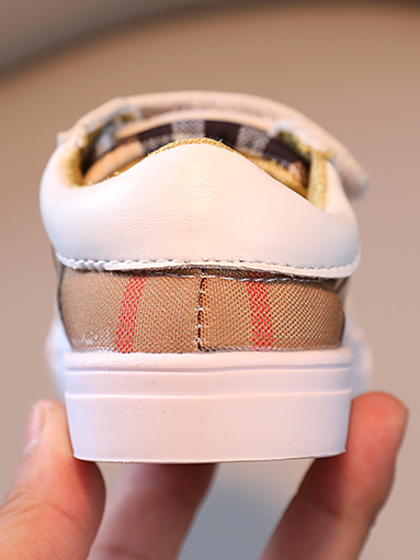 Posh Plaid Velcro Strap Sneakers