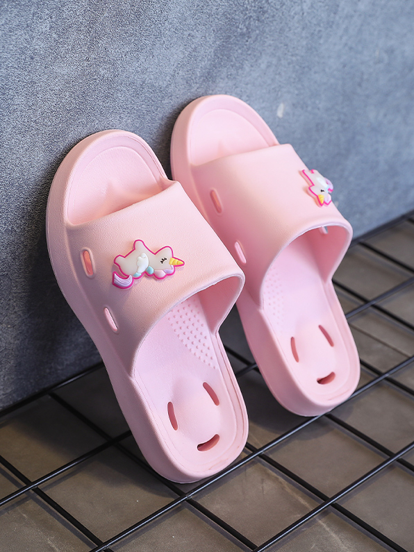 Shoes By Liv & Mia | Girls Cartoon Charm Cloud Slippers