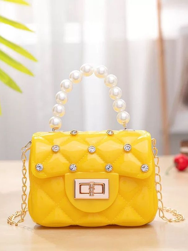 Little Girls Accessories | Jelly Rhinestone Crossbody Mini Purse