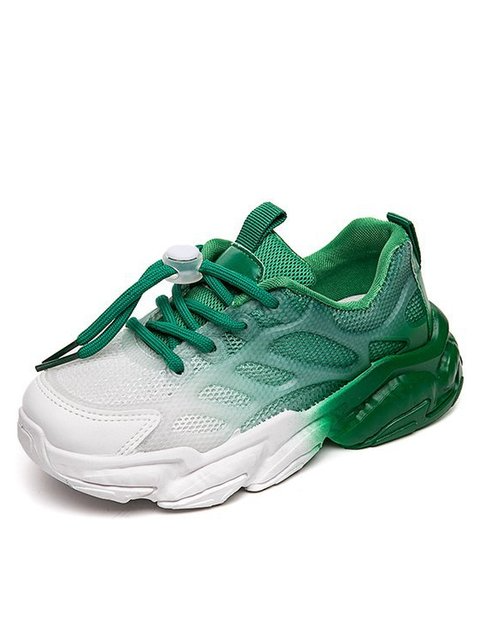 Back To School Shoes | Gradient Secure Lace Sneakers | Mia Belle Girls