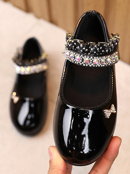 Kids Shoes By Liv & Mia | Girls Patent Leather Mary Jane Flats