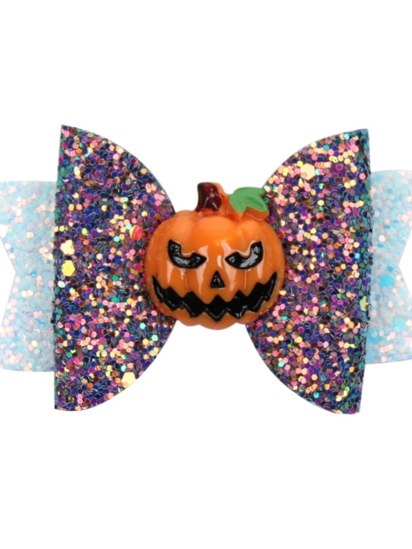 Girls Accessories | Cute Sequin Halloween Hair Clips - Mia Belle Girls