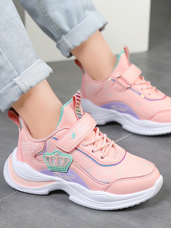 Back To School Shoes | Casual Velcro Strap Sneakers  | Mia Belle Girls