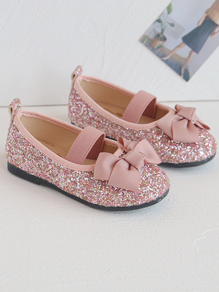 Shoes By Liv & Mia | Cute Sequin Bow Ballet Flats - Mia Belle Girls