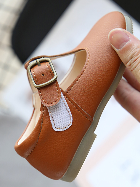 Shoes By Liv & Mia | Schoolgirl T Strap Buckle Flats