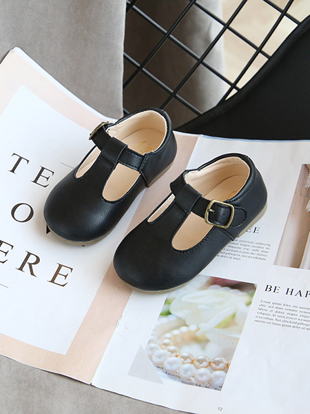 Shoes By Liv & Mia | Schoolgirl T Strap Buckle Flats