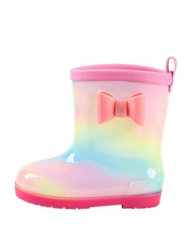 Shoes By Liv & Mia | Gradient Rainbow Rain Boots - Mia Belle Girls