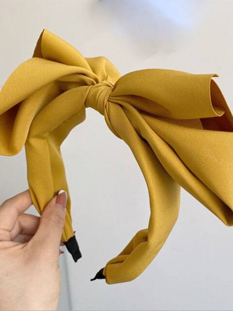 Girls Need Oversized Bow Headband