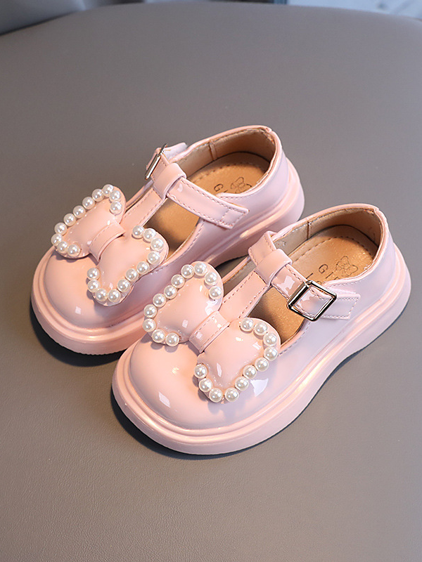 Shoes By Liv & Mia | Pearl T-Strap Mary Jane Flats - Mia Belle Girls