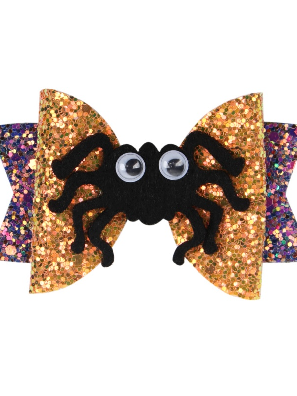 Girls Accessories | Cute Sequin Halloween Hair Clips - Mia Belle Girls