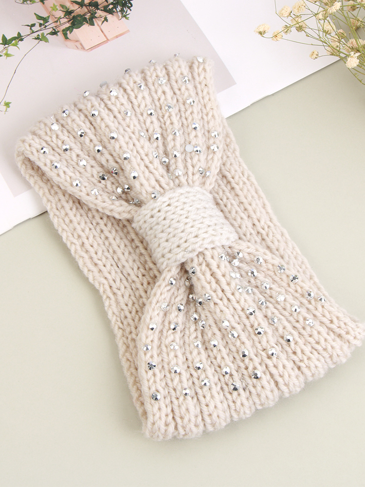 Cute Fashion Accessories | Girls Rhinestone Knitted Headband