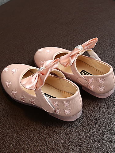 Girls A Touch of Magic Mouse Printed Bow Flats
