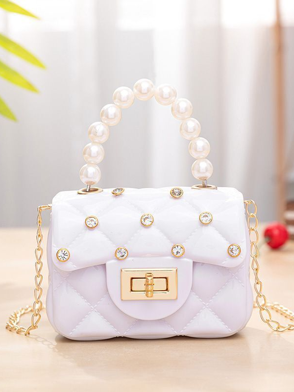 Little Girls Accessories | Jelly Rhinestone Crossbody Mini Purse