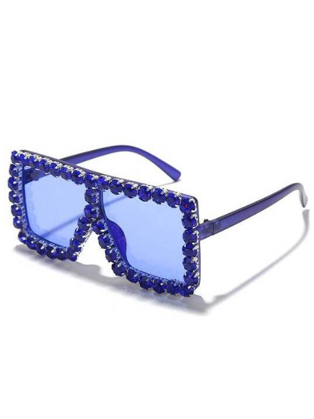 Girls Rhinestone Square sunglasses