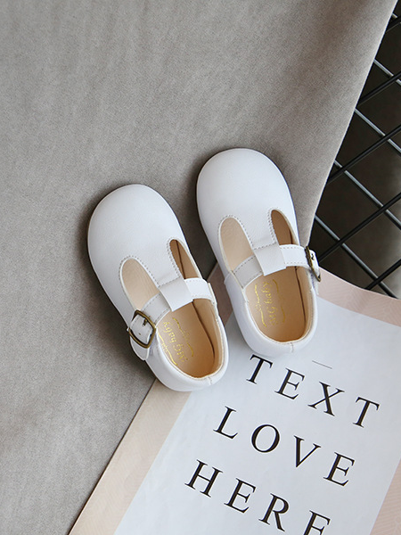 Shoes By Liv & Mia | Schoolgirl T Strap Buckle Flats