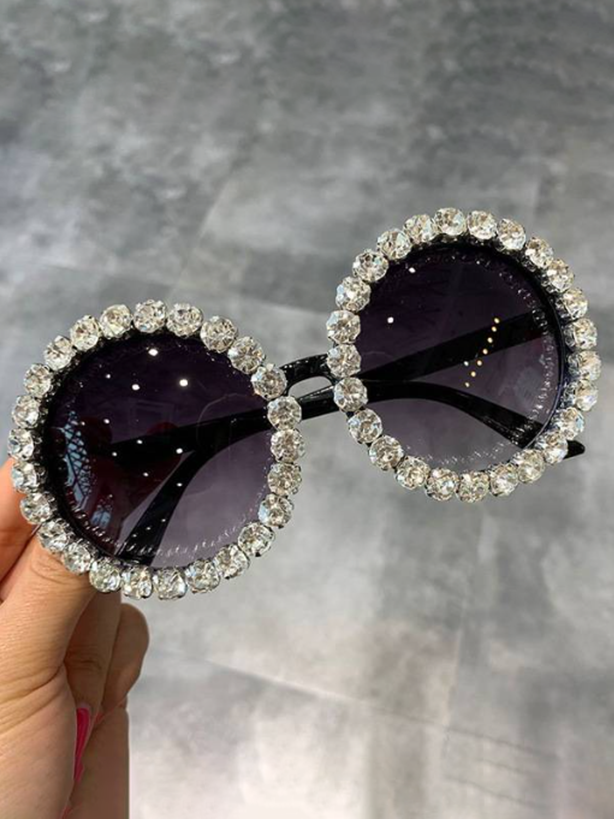Girls Beautiful Rhinestone Sunglasses