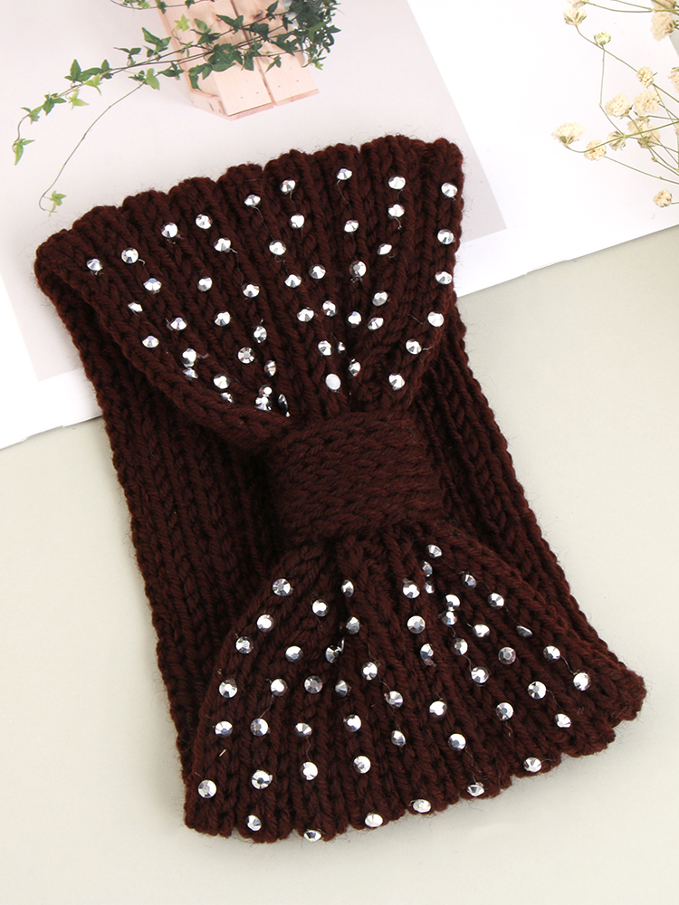Cute Fashion Accessories | Girls Rhinestone Knitted Headband