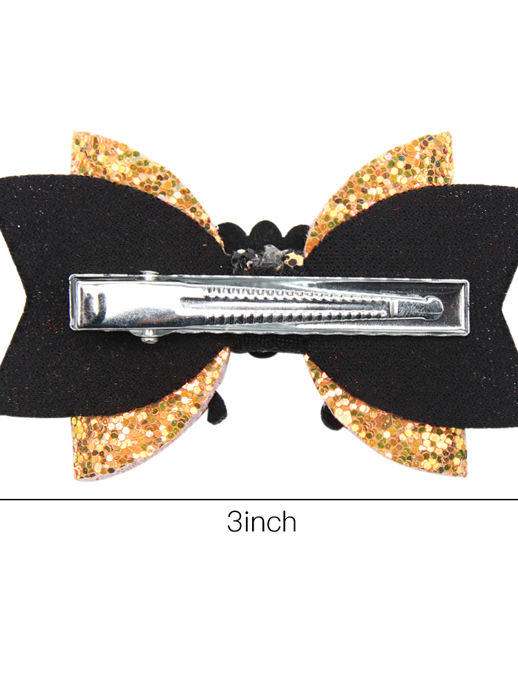 Girls Accessories | Glitter Halloween Hair Clips - Mia Belle GirlsGirls Accessories | Cute Sequin Halloween Hair Clips - Mia Belle Girls