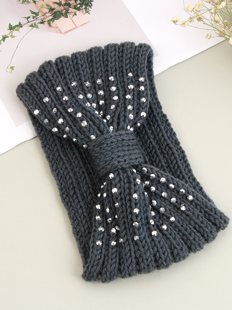 Cute Fashion Accessories | Girls Rhinestone Knitted Headband