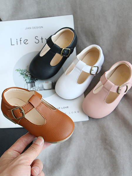 Shoes By Liv & Mia | Schoolgirl T Strap Buckle Flats