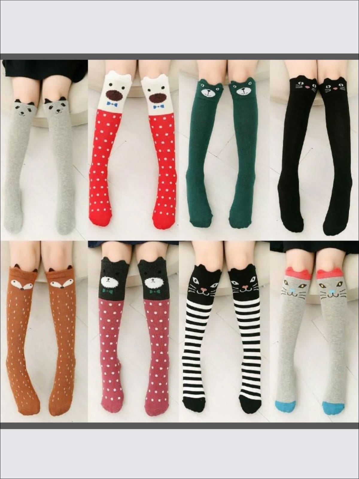 Girls Animal Knee Socks - Girls Socks