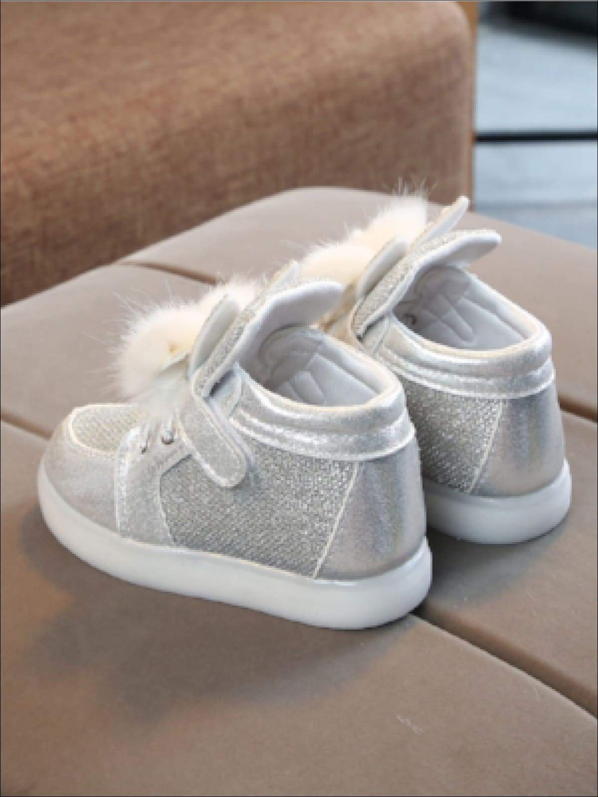 Shoes By Liv & Mia | Girls Sparkle Light Up Sneakers