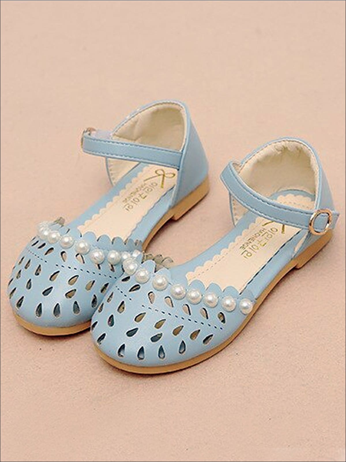 Girls Pearl Embellished Princess Sandals By Liv and Mia - Girls Sandals