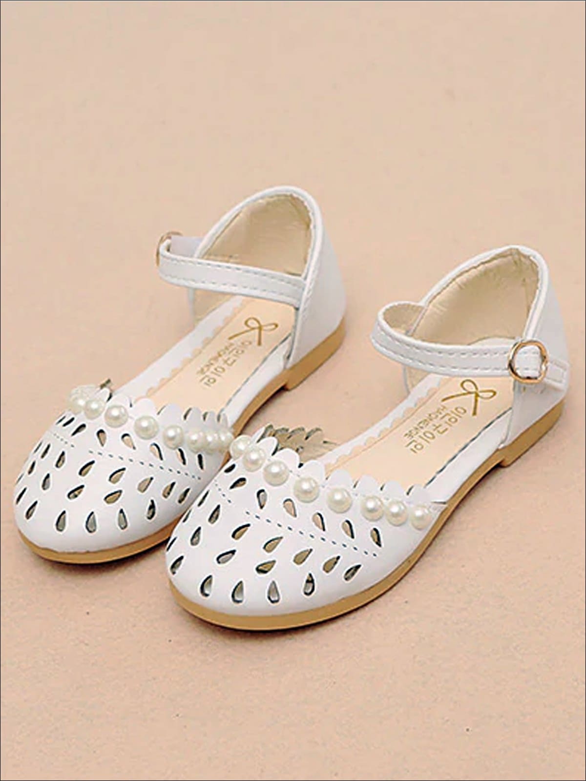 Girls Pearl Embellished Princess Sandals By Liv and Mia - Girls Sandals