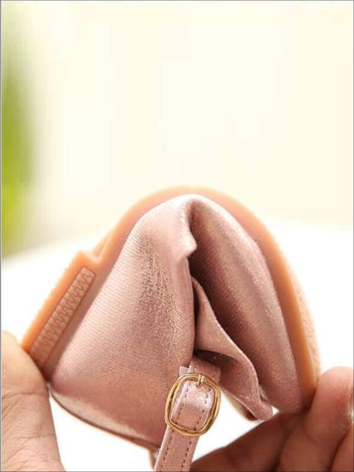 Girls Rhinestone Bow Flats shoes (Gold Silver Pink) - Girls Flats