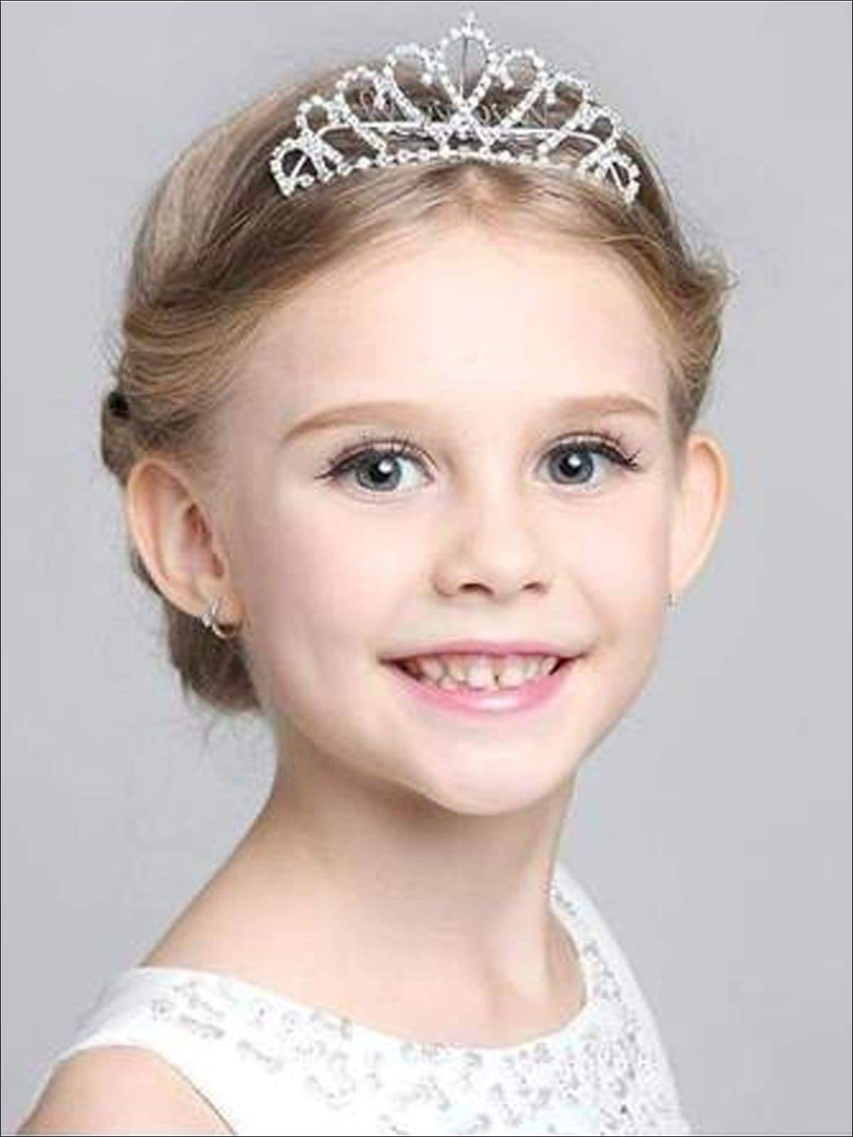 Girls Shimmering Cinderella Crown - Hair Accessories