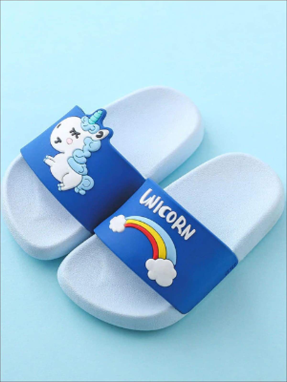 Shoes By Liv & Mia | Girls Unicorn Beach Slides