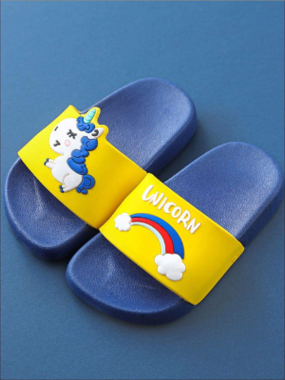 Shoes By Liv & Mia | Girls Unicorn Beach Slides
