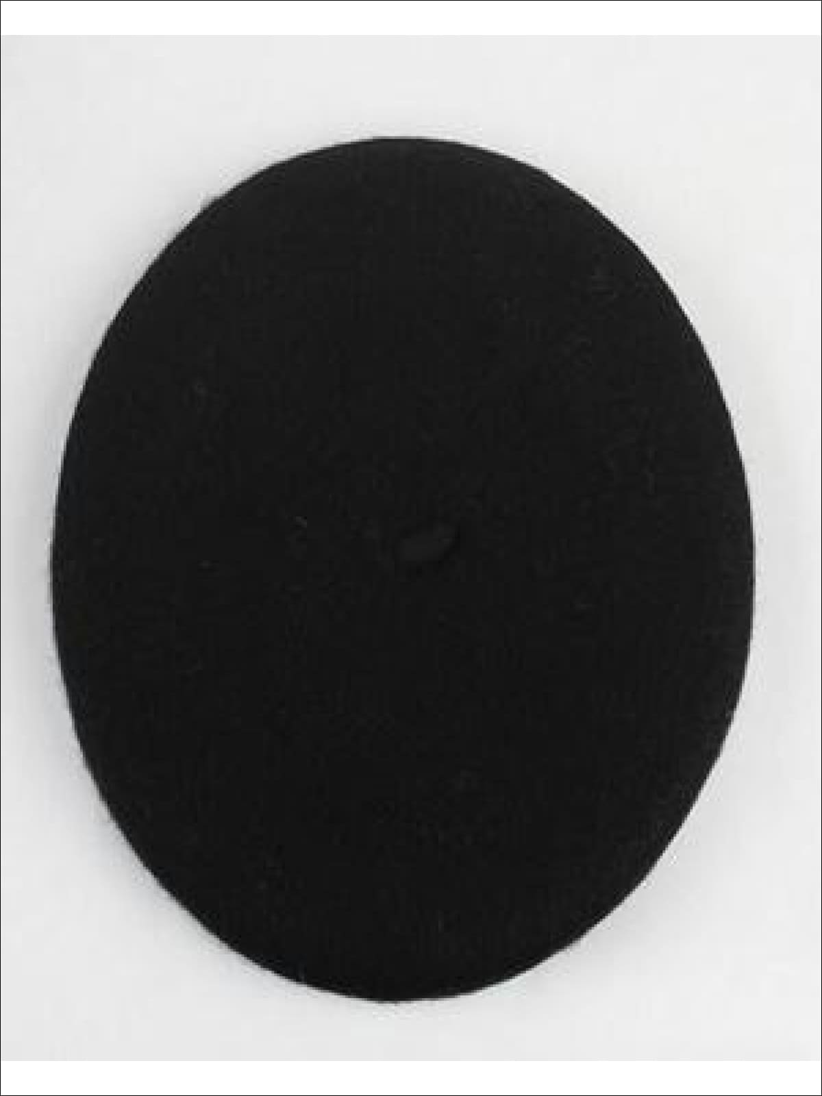 Girls Wool Basic Beret (20 color options) - Black / One - Girls Beret
