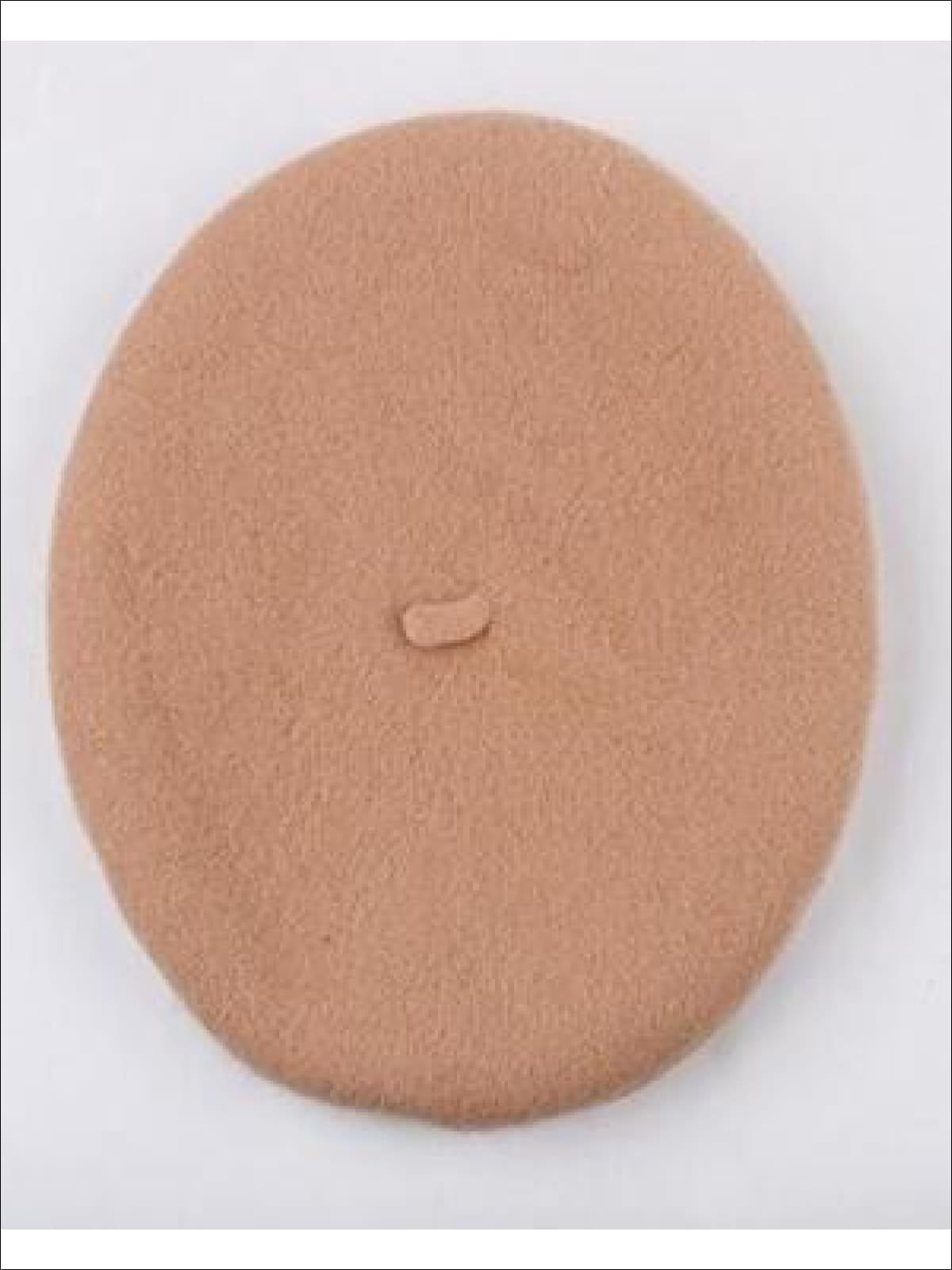 Girls Wool Basic Beret (20 color options) - Camel / One - Girls Beret
